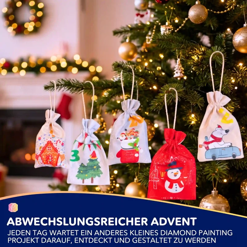 Diamond Painting Adventskalender Kinder 2026 (Vorbestellung)