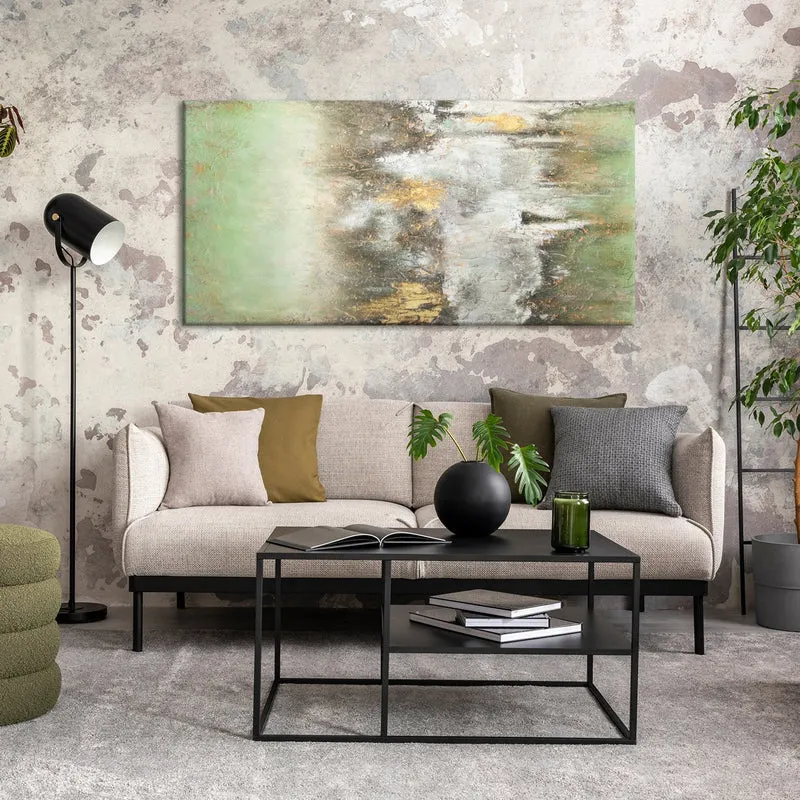 Abstrakte Bild Leinwand "Ruhe vorm Sturm" fürs Wohnzimmer
