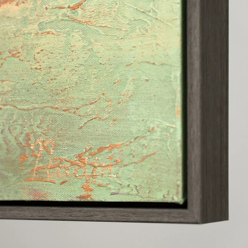 Abstrakte Bild Leinwand "Ruhe vorm Sturm" fürs Wohnzimmer