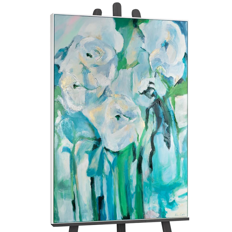 Landschaftsbilder acryl - wandbild modern wohnzimmer Florale Abstraktion