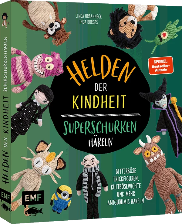 Helden der Kindheit – Das Häkelbuch der Superschurken