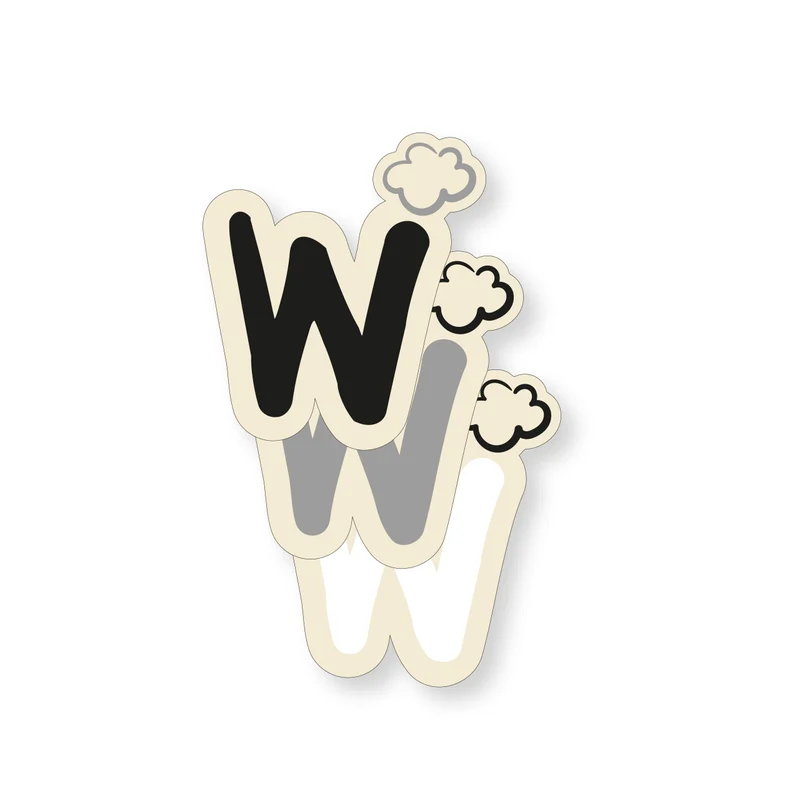Buchstaben gross "W"