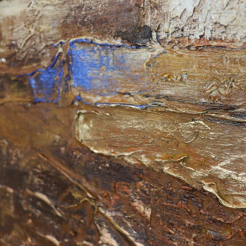 Malen mit Acryl Abstrakte Kunst "Marine II"