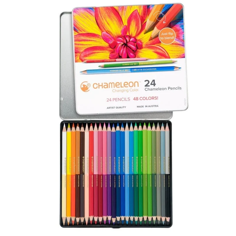 Chameleon Artists Blending Pencils Tin 24