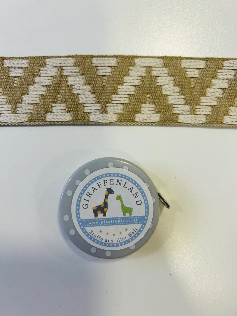 Gurtband 40mm beige