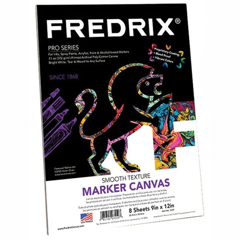 Fredrix Marker Canvas 9"x12" (22.9x30.5cm)