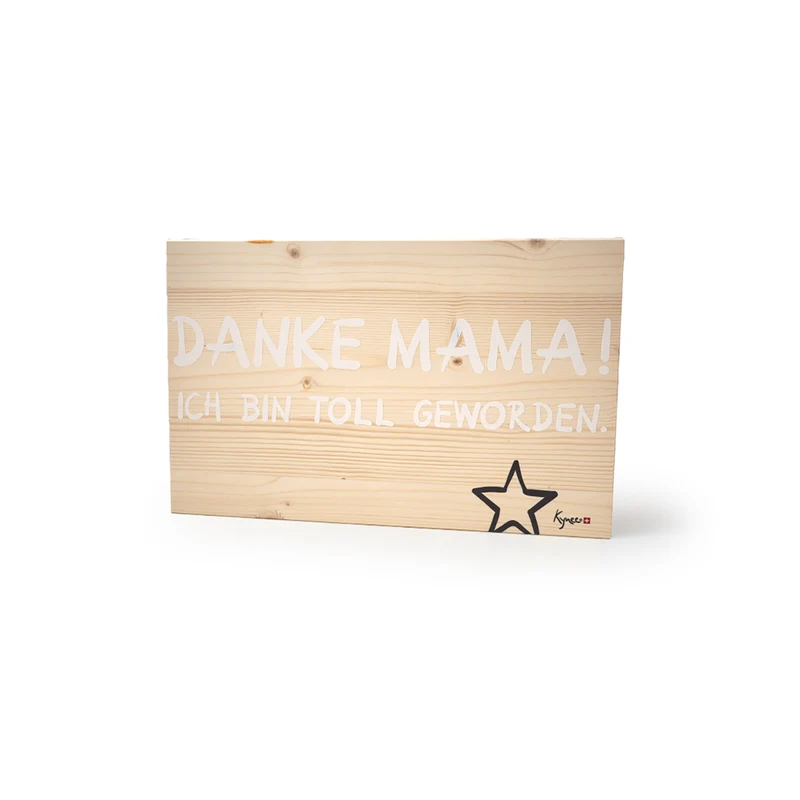 Dekoschild Danke Mama