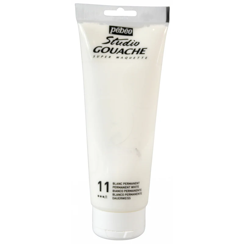 Pebeo - Studio Gouache 220ml Permanent White