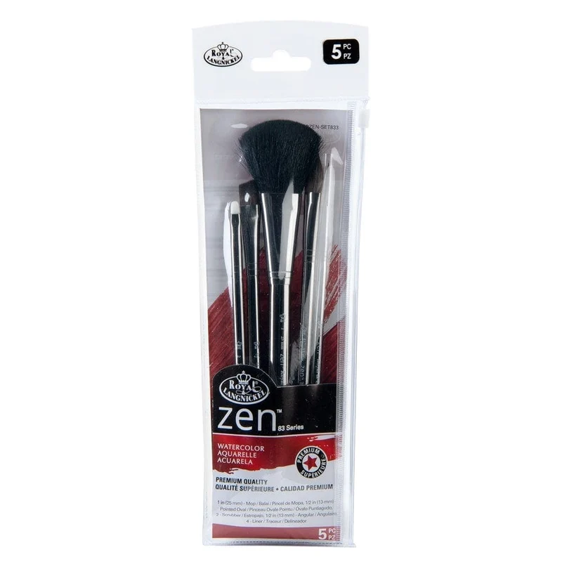 Zen Watercolour Brush set 833 (set of 5)