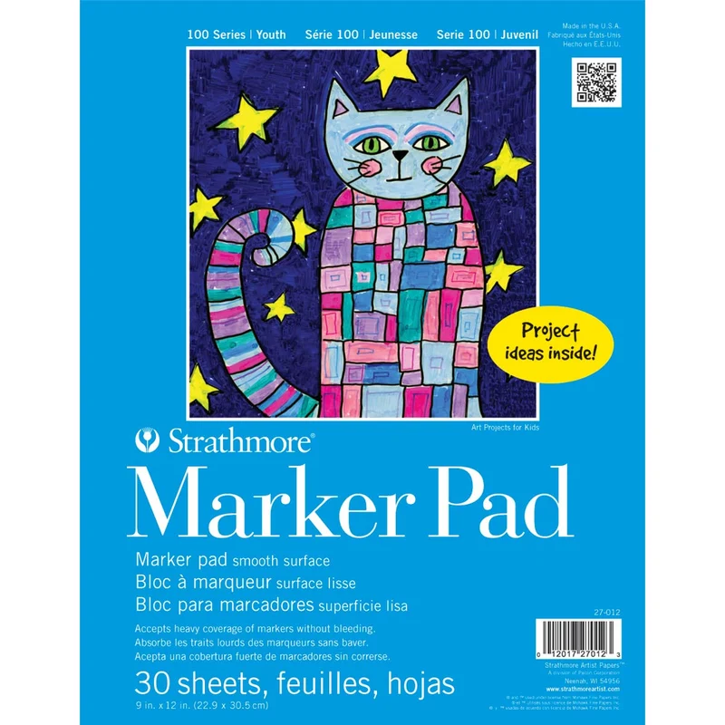 Strathmore - 100 Youth Marker Pad 9x12" 30 sheets