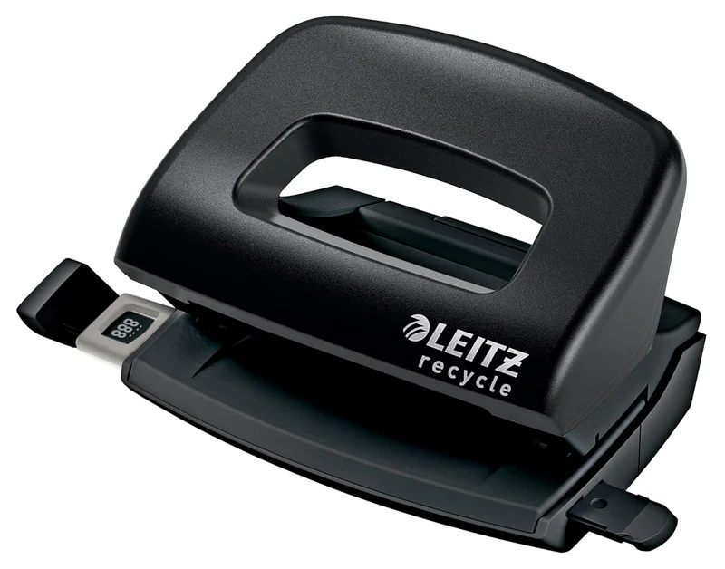 Leitz NeXXt Recycle Mini-Locher schwarz – 10 Blatt