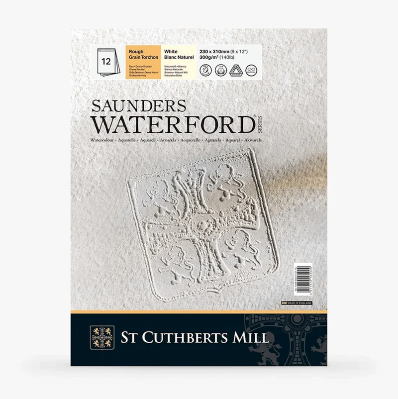 Saunders Watercolour Pad 300gsm Rough