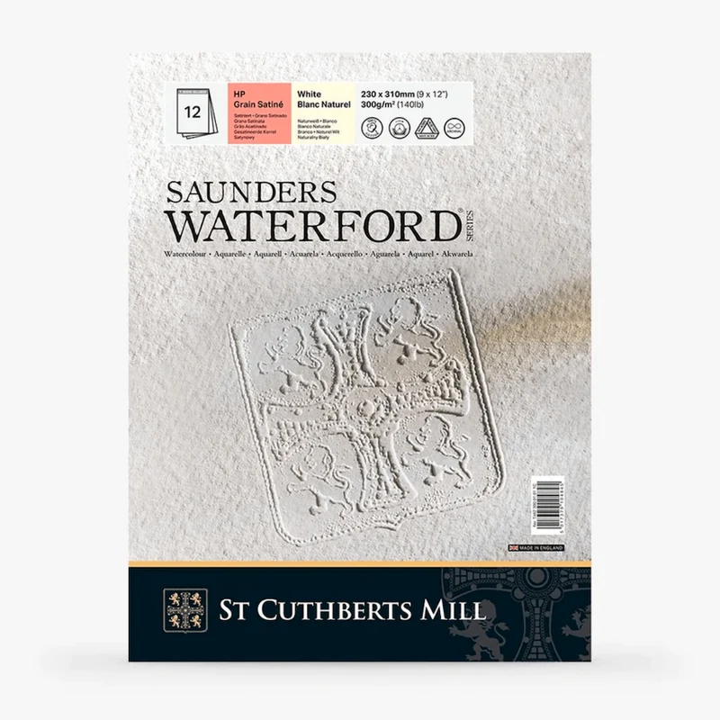 Saunders Watercolour Pad 300gsm Hot Pressed