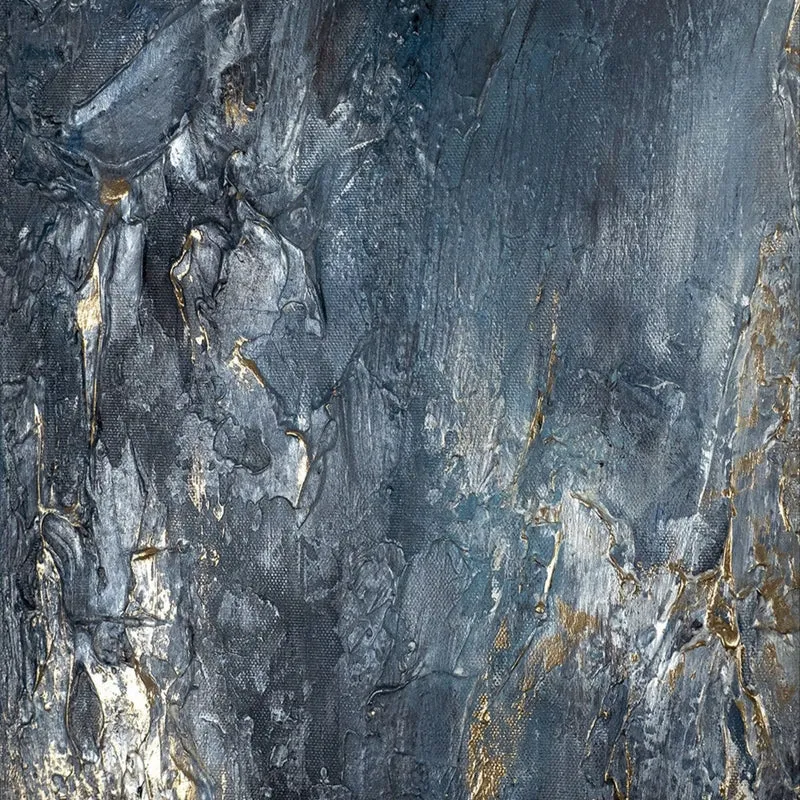 Handgemalte Bilder auf Leinwand abstrakt "Azure"