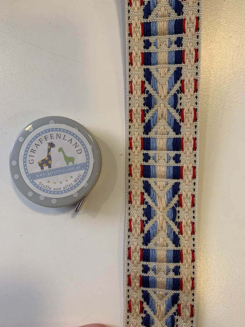 Gurtband 38mm bunt dünn