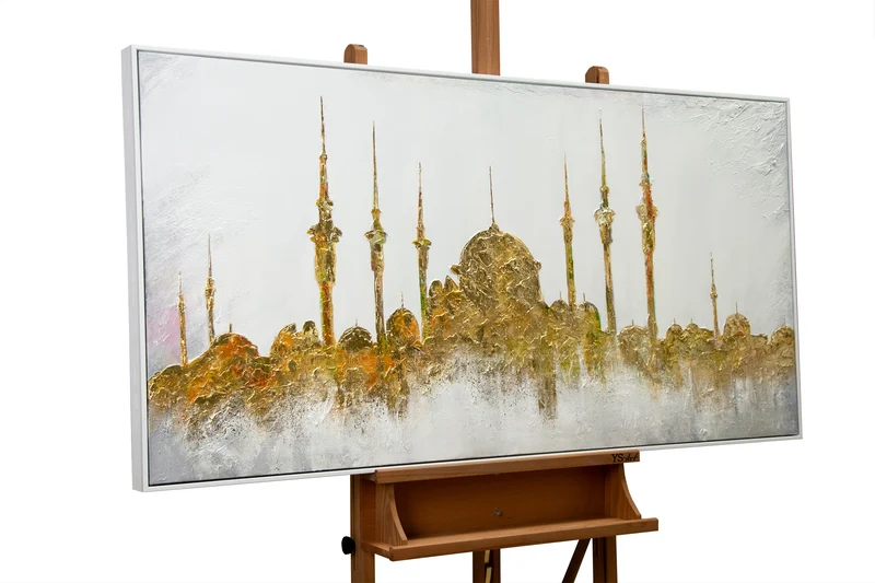 Islamichne moderne leinwandbilder handgemalt "Moschee"
