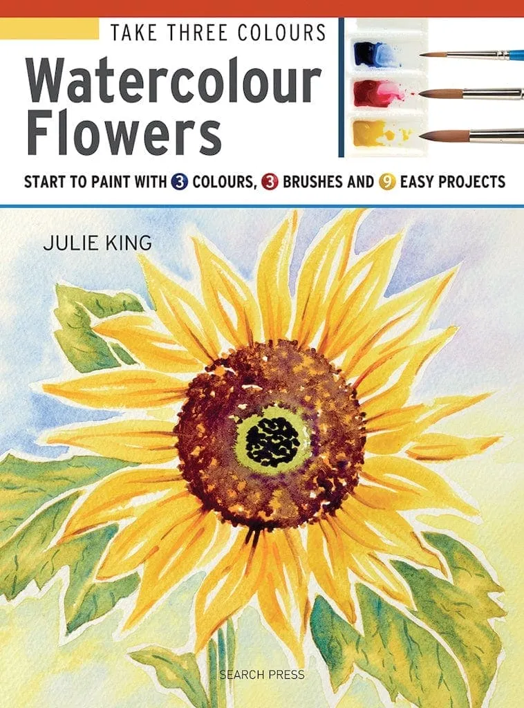 Watercolour Flowers by Julie King