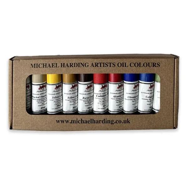 Michael Harding Oil Set 10 x 40ml Plein Air Painter's Set