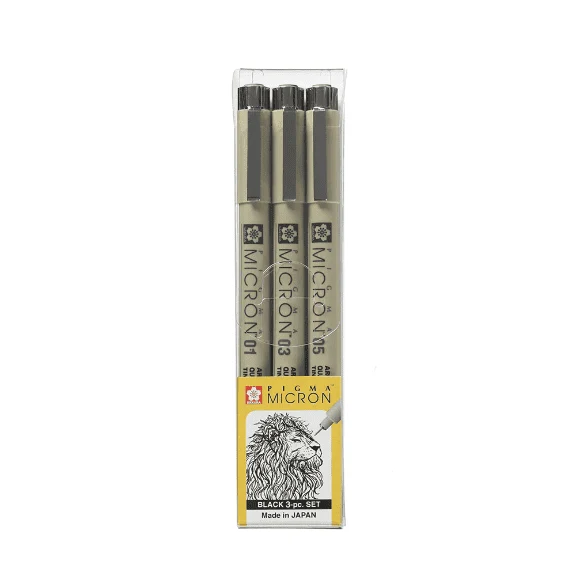 Sakura Pigma Micron Set of 3 (Medium)