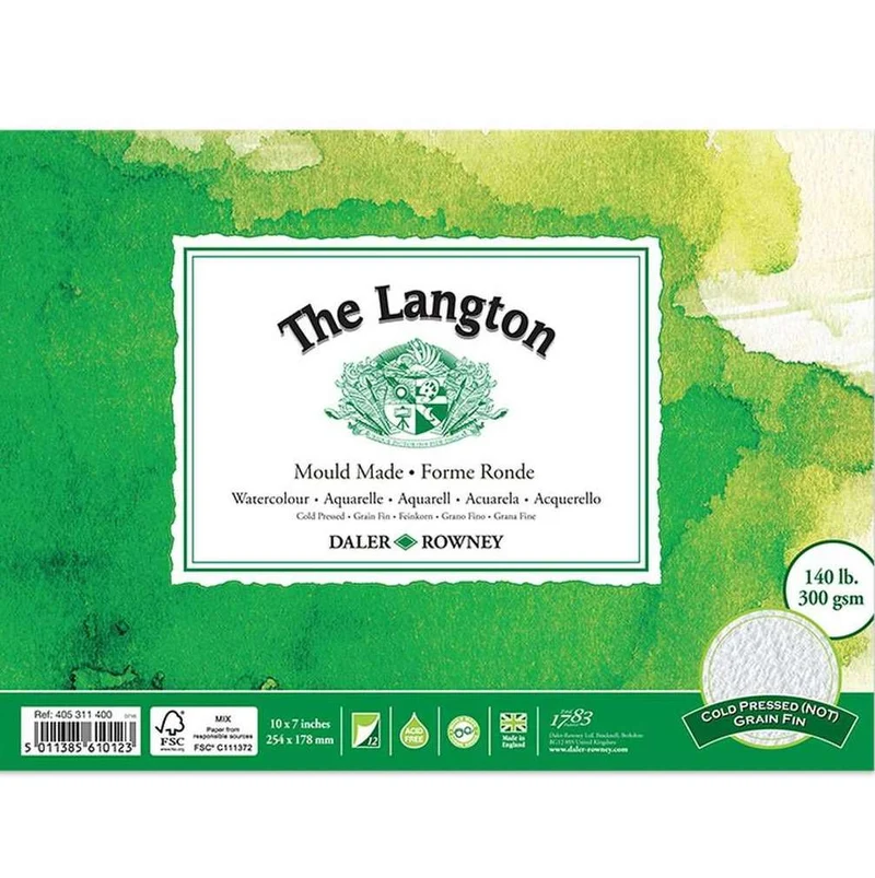 Daler Rowney - Watercolour Block - The Langton CP 300gsm 10X7"