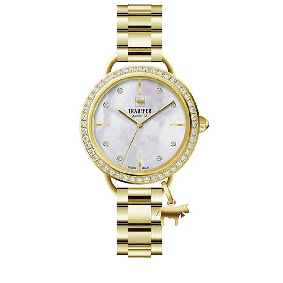 Alpencharms Stahl Gold 34mm
