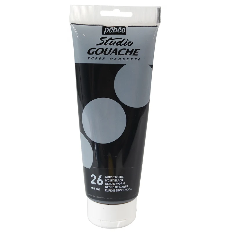 Pebeo - Studio Gouache 220ml Ivory Black