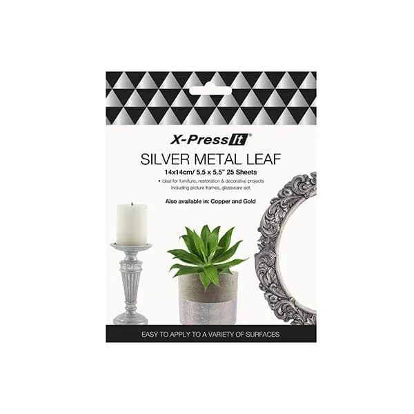 X-PressIt Metal Leaf (Gold, Silver, Copper) 25 sheets