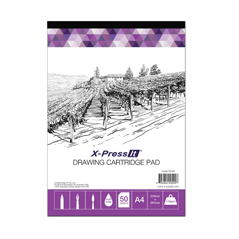 X-Press It Heavy Weight Cartridge Paper Pad A4