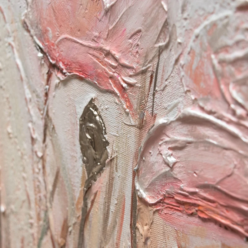 Blumen acrylbilder auf leinwand "Mohnblumen"