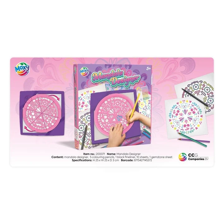 Mandala Designer Set, 25x25 cm