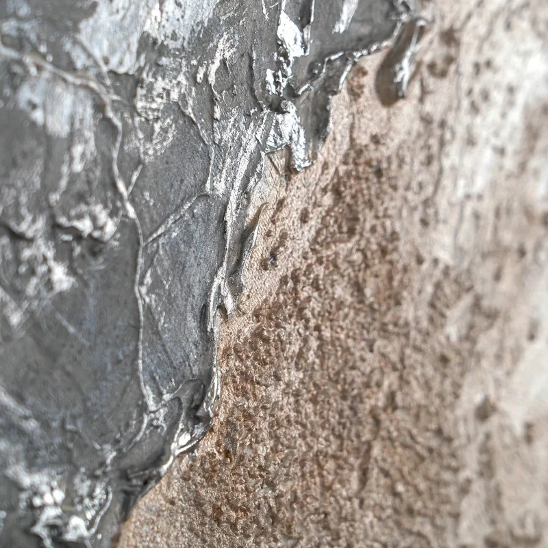 Mond Kunst "Silberner Planet"