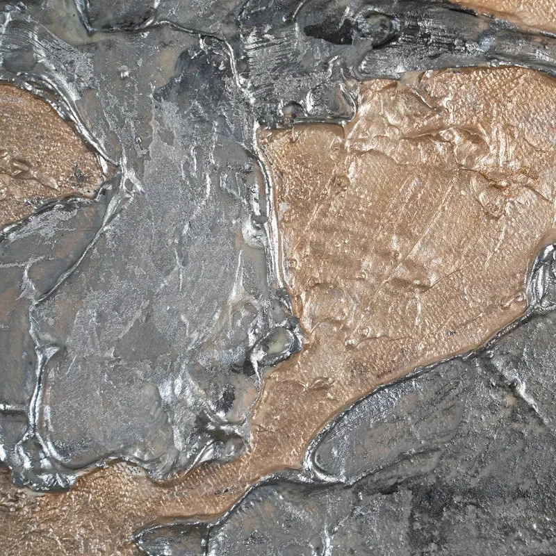 Mond Kunst "Silberner Planet"
