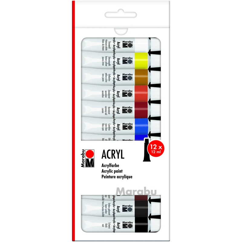 Marabu Student Watercolours Set 12x12ml