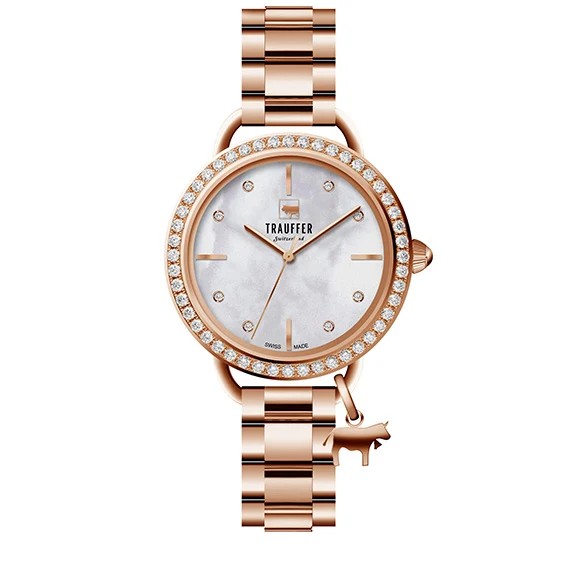 Alpencharms Stahl Rosegold 34mm