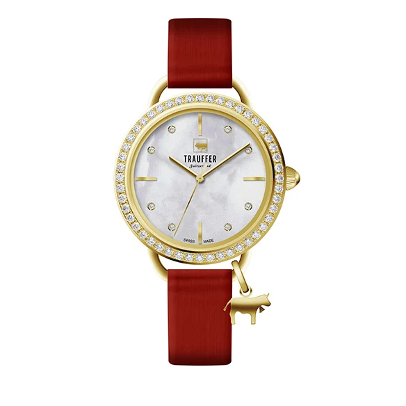 Alpencharms Gold Rot 34mm