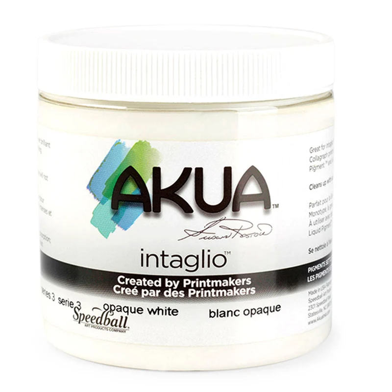 Speedball - Akua Intaglio Inks 236ml (8oz) - Opaque White
