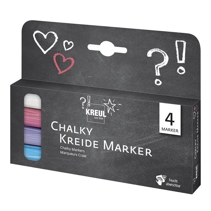 KREUL Chalk Markers, Set of 4