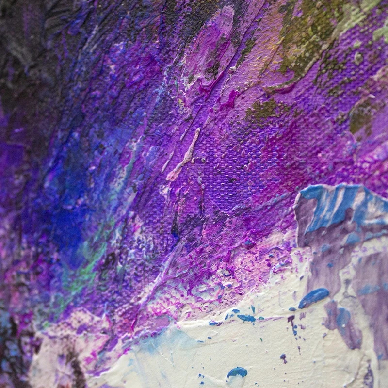 Moderne malerei in acryl "Freiflug"