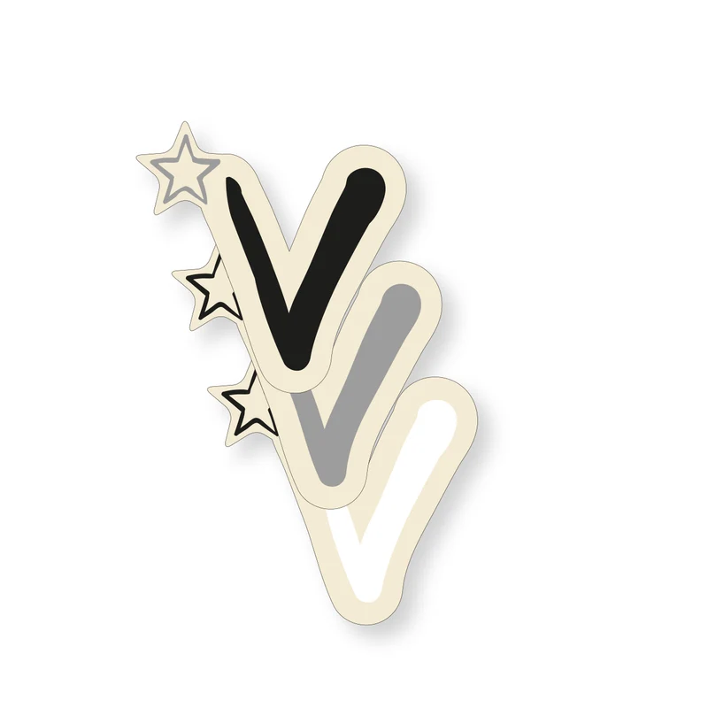 Buchstaben klein "V"
