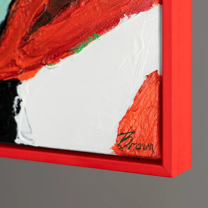 Acrylbilder Modern: Handgemaltes Reiter & Pferd "Flug der Reitkunst"
