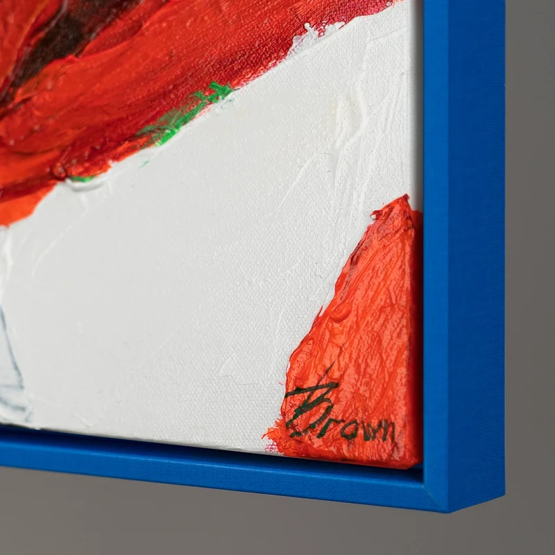 Acrylbilder Modern: Handgemaltes Reiter & Pferd "Flug der Reitkunst"