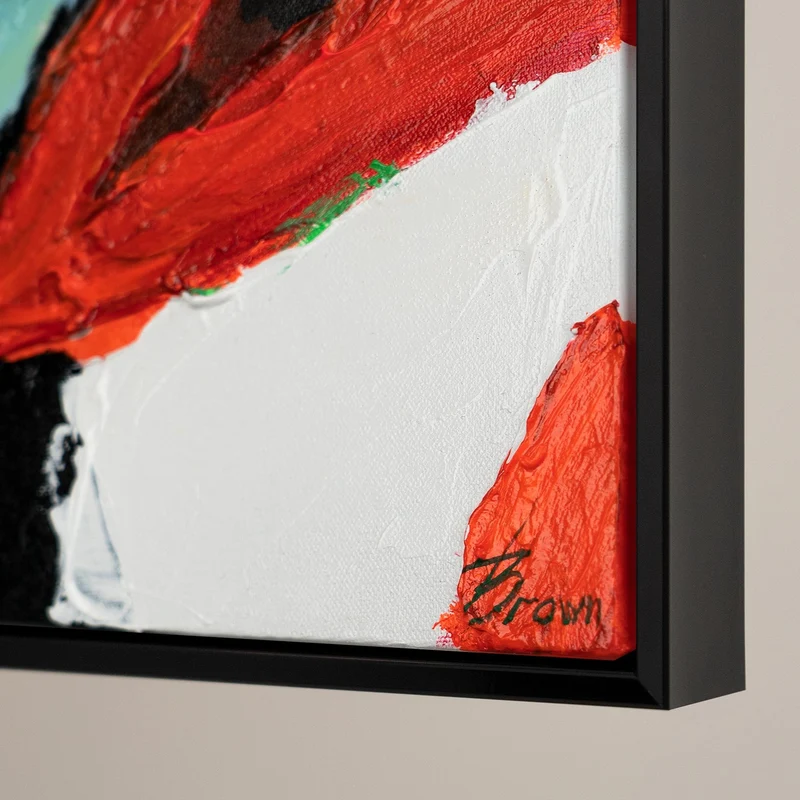 Acrylbilder Modern: Handgemaltes Reiter & Pferd "Flug der Reitkunst"