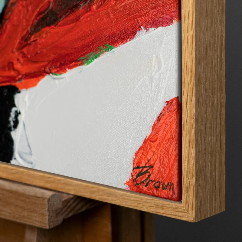 Acrylbilder Modern: Handgemaltes Reiter & Pferd "Flug der Reitkunst"