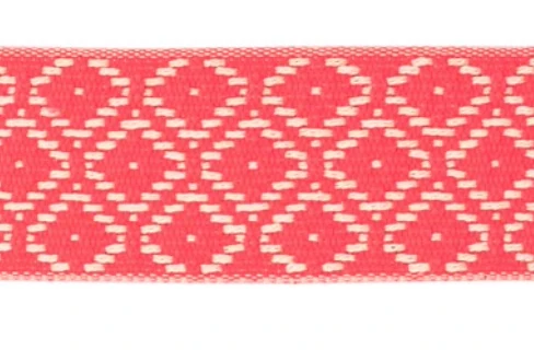 Band Gurtband dünn 40mm gewebt pink