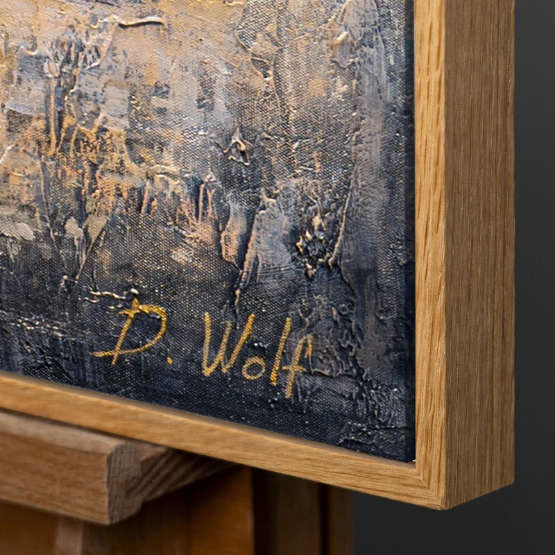 Nachtleuchtende Kunstwerke "Oase des Glaubens"