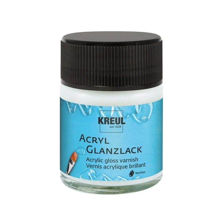 Hobby Line Gloss Acrylic Varnish, 50 / 275 ml, Water-Based