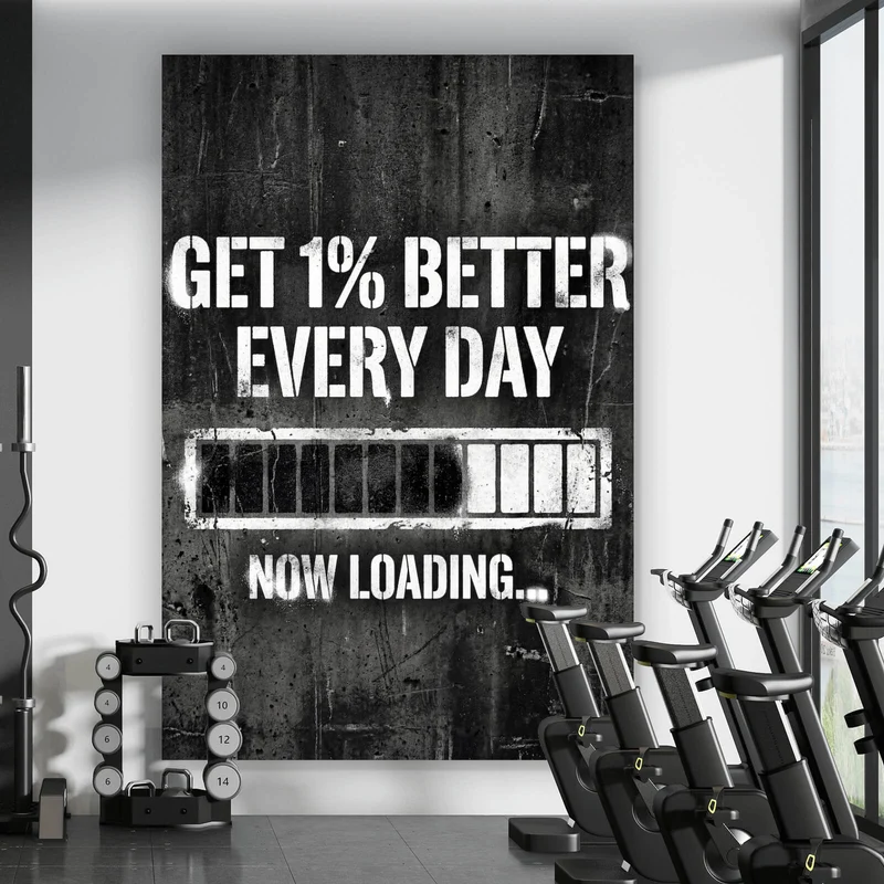 Poster Get Better Every Day Hochformat