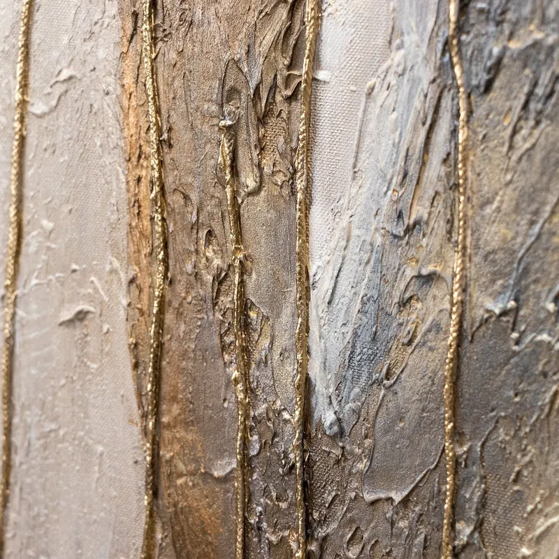 Abstrakte acryl bilder malen im Rahmen "Pärchen"