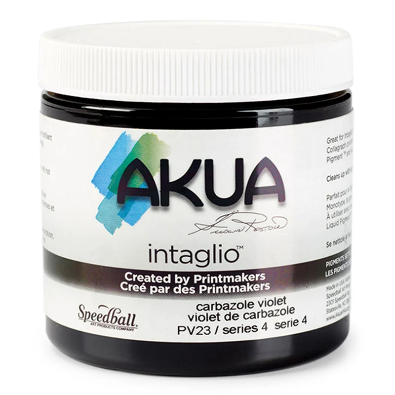 Speedball - Akua Intaglio Inks 236ml (8oz) - Carbazole Violet