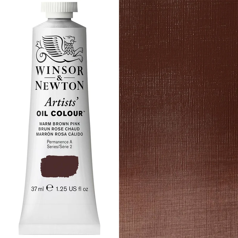 Winsor and Newton - Artists' Oil Colour - 37ml - Warm Brown Pink S2